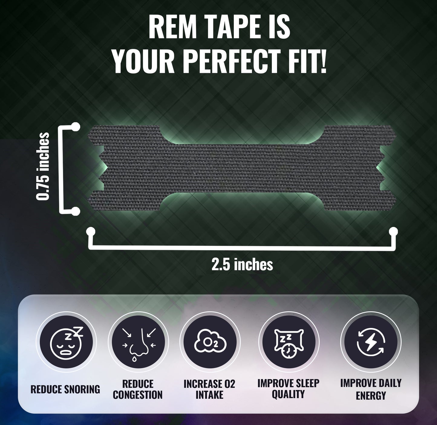 Mouth Tape (Extra Large) + Nose Strip Bundle (60 Strips)