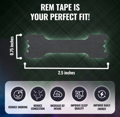 Mouth Tape (Extra Large) + Nose Strip Bundle (60 Strips)