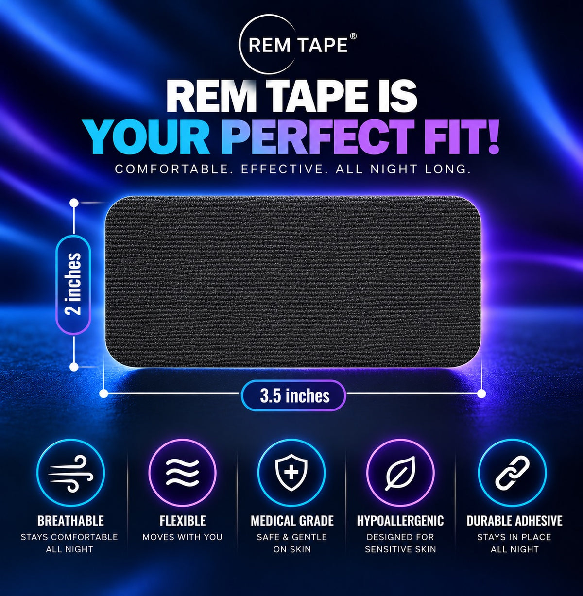 Premium Mouth Tape (Extra Large)