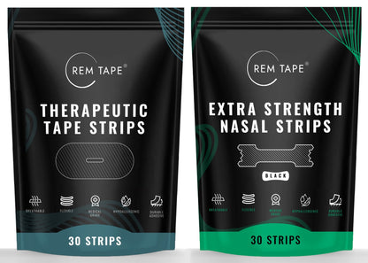 Mouth Tape (Hydration) + Nose Strip Bundle (60 Strips)
